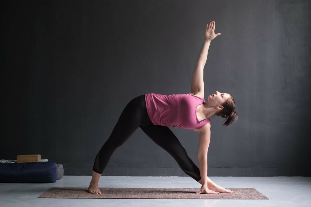 What is triangle pose good for?