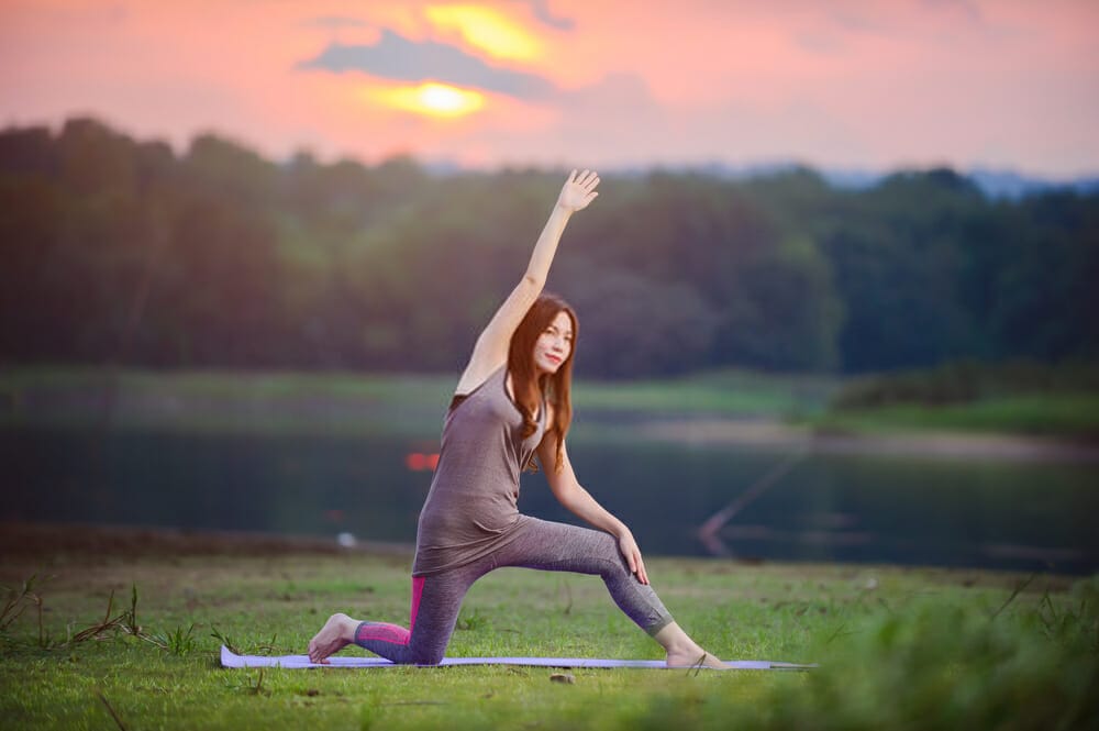 What comes first yoga or exercise?