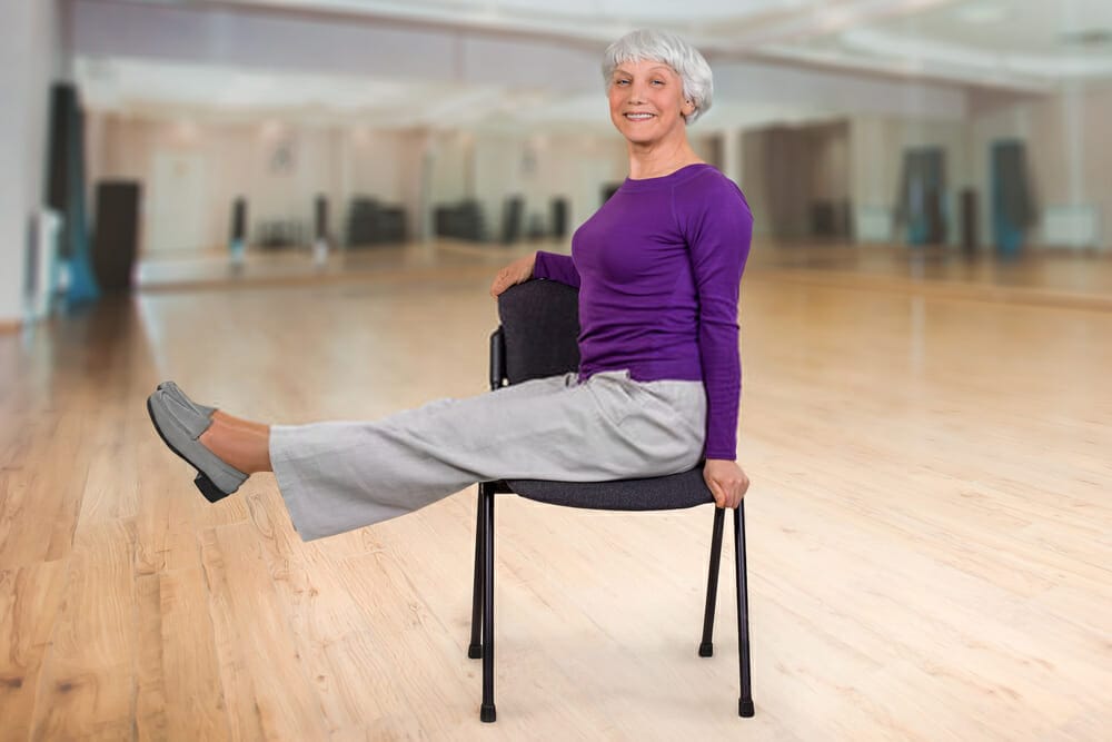 How often should seniors do chair yoga?