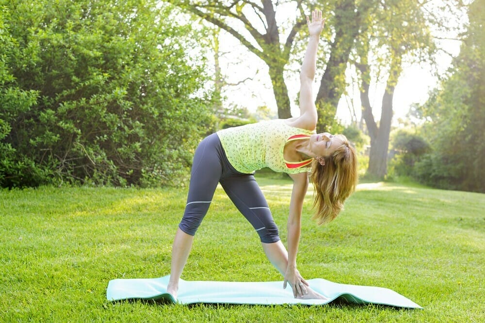 What are the benefits of triangle pose?
