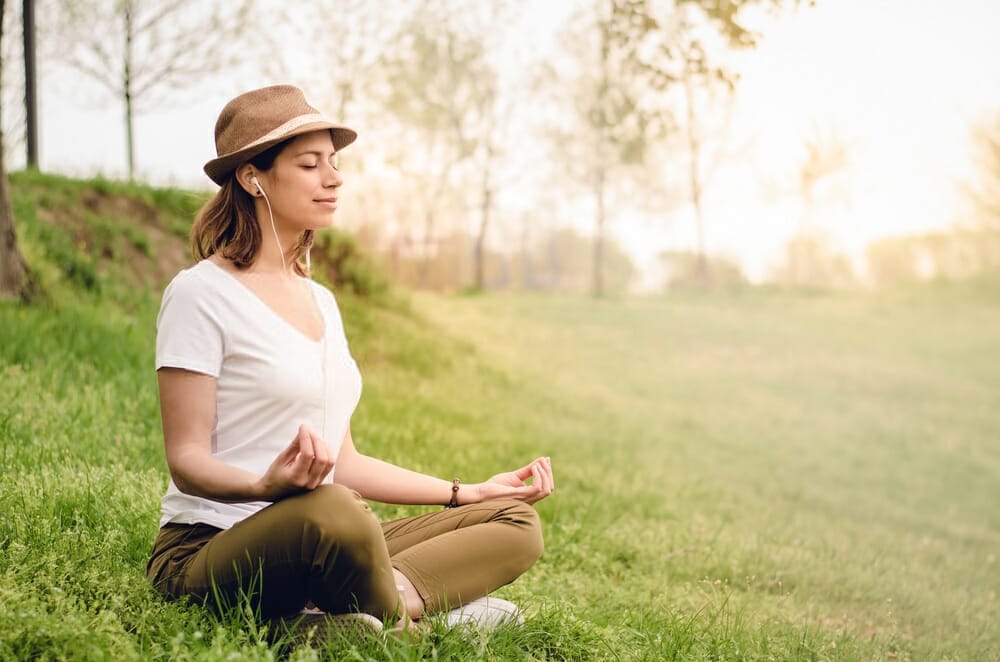 What is meant by guided meditation?